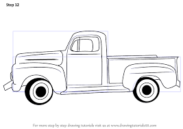 Learn how to draw a truck by following the steps below. Learn How To Draw A Vintage Truck Vintage Step By Step Drawing Tutorials