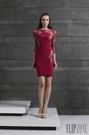 Tony Ward Fall Winter 2014 2015 Ready To Wear Ready To Wear Burgundy Cocktail Dress Prom Dresses Short