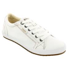 Taos Star White Canvas Sneakers