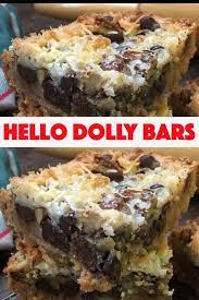 How To Make Hello Dolly Bars Back To My Southern Roots Recipe Fun Desserts Dessert Recipes Cookie Bar Recipes