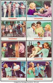 All 2020 2019 2018 2017 2016 older. Speedway Mgm 1968 Lobby Card Set Of 8 11 X 14 Elvis Lot 53428 Heritage Auctions