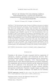 The basic principles of interpreting, how they have been established, and how they are taught in modern times. Pdf Impact Of Interactive Multimedia Module With Pedagogical Agents On Students Understanding And Motivation In The Learning Of Electrochemistry