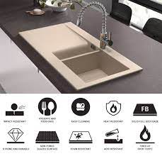 As well as a variety of sinks featuring differing installation methods such as inset, undermount and belfast. Kitchen Sinks Rak Ceramics