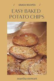 Baked Potato Chips Recipe Recipe Easy Snack Recipes Recipes Salty Snacks