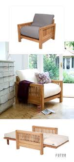 Oke Single Seater Oak Sofa Bed Furniture Luxury Sofa Comfortable Sofa