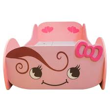 Pink heart shaped steering wheel. Cinderella Racing Car Bed Kids Car Bed Oli Ola Oliandola
