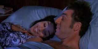 When Jerry and elaine hook up and he gets her $182 for her birthday… and  then they stop being friends until he calls her up again… how do they  actually stop doing