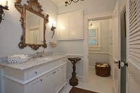 This moulding can also be installed for purely aesthetic purposes, such as to finish the top edge of wainscoting or wall panelling. Bathroom Chair Rail Houzz