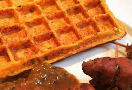 Gaufres De Carottes Dans L Assiette Cuisine Recette Gaufres Gaufres Salees Recette En Famille