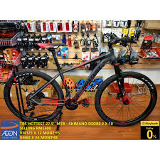 Shimano bicycles price in malaysia december 2020. 27 5 Trs Hottest Mtb Shimano Deore 2x10 Spd Mountain Bicycle Shopee Malaysia