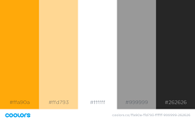 This is the perfect monochromatic color scheme for an ethereal, dreamy quality. Monochromatic Orange With Oranges White Black And Gray Done In Coolors Color Palette Interior Design Red Colour Palette Orange Color Palettes