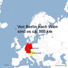Zugtickets von deutschland nach lettland gibt es ab $109, und die schnellste route dauert nur 25std. Stepmap Entfernung Zwischen Berlin Und Wien Landkarte Fur Deutschland