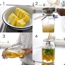 カットして漬けるだけ 夏の味 パイナップルシロップの作り方 レシピ パイナップル レシピ ドリンクレシピ