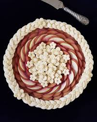 Apple Plum Flower Pie Perfect Ricette Dolci Dolci Decorazioni Dolci