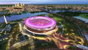 Perth Stadium Pink Places To Travel Western Australia Australia