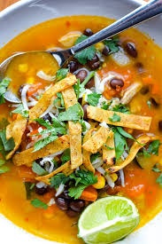 Rotisserie chicken rice soup easy healthy recipe. Easy Chicken Tortilla Soup Recipe The Kitchen Girl