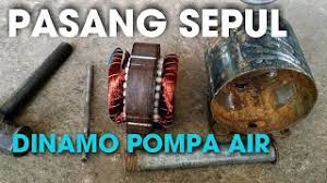 Fungsinya yaitu sebagai dinding penahan agar air tidak keluar ketika mesin pompa air dinyalakan. Pasang Sepul Gulungan Pada Dinamo Pompa Air Youtube