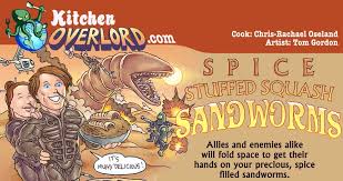 The cover in question sees paul atreides, plates by timothee chalamet staring down the mouth of a gargantuan sandworm. Dune Week Spice Stuffed Sandworm Bread Kitchen Overlord