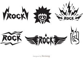 Rock Music Symbols Vectors Music Symbols Rock Music Vector Art Design