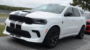 The dodge durango srt hellcat is a new arrival for the 2021 model year and becomes what the brand claims is the most powerful suv ever. 2021 Dodge Durango Srt Hellcat Srt 392 In Car Track Footage Video Torque News