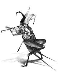Celestial Cricket Music A Cricket Thermometer Drawings Insect Art Pencil Drawings