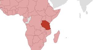 Tansania karte zeigt die umliegenden l?nder mit internationalen grenzen, 30 regionen mit ihren hauptst?dten grenzen und der nationalen hauptstadt. Tansania