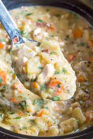 Healthy Slow Cooker Chicken Potato Soup Slow Cooker Chicken Potatoes Chicken Slow Cooker Recipes Soup Recipes Slow Cooker