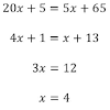 3y + 2x = z; 1