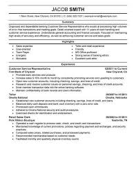 Best Financial Customer Service Representative Resume Example Livecareer
