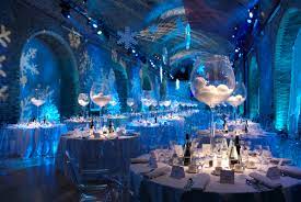 This year i promised everyone to have a lavish and decadent dinner party with a winter wonderland theme. Winter Wonderland Themed Party The Events Company