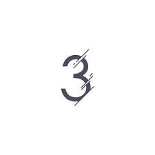 Number 3 Vector Template Design Illustration 3 Clipart Number Icons Template Icons Png And Vector With Transparent Background For Free Download Illustration Design Retro Vector Template Design