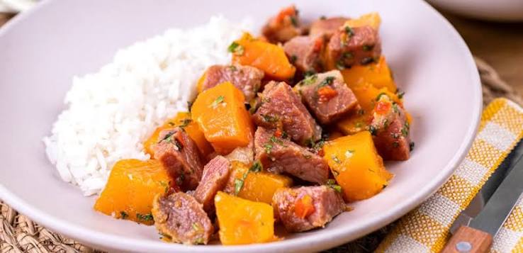 Pumpkin with Dried Beef