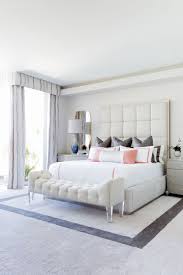 These Gorgeous Gray And White Bedrooms Are Full Of Decor Ideas White Wood Floors Upholstered Panel Bed Upholstered Platform Bed