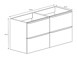 Media.castorama.fr goodhome imandra 120 : Meuble Sous Vasque A Suspendre Goodhome Imandra Gris Taupe 120 Cm Castorama