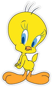 Tweety Bird Cartoon Looney Tunes Vinyl Sticker Decal Sizes Wall Bumper Baby Looney Tunes Looney Tunes Cartoons Tweety Bird Drawing