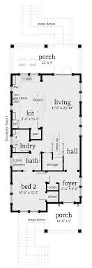 Coastal home plans & beach house plans. 2 Bedroom Beach House Designed For Narrow Lot Tyree House Plans