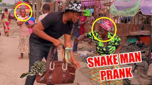 African Snake Man Prank Youtube