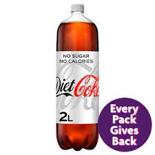 Smirnoff vodka, peach schnapps, coconut rum, morgan's spiced, lemonade, irn bru, fresh fruit. Diet Coke Bottle Morrisons