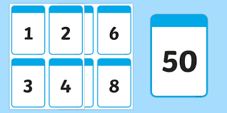 Worksheets that save paper, ink and time. Number Cards 1 To 50