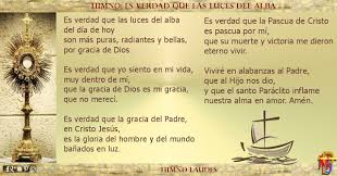 Misioneros De La Palabra Divina Himno Laudes Es Verdad Que Las Luces Del Alba Verdades Himnos Juan 14