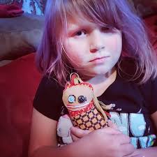 Grandmas repurpose fabric for doll clothes