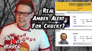 On friday, missing alerts for the texas department of public safety included the murderous doll, chucky, and his son, glen ray. Real Texas Amber Alert For Chucky Youtube