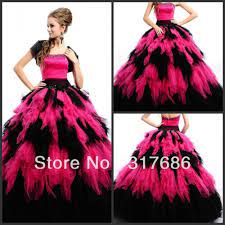 Hot Pink Black Disney Princess Dresses Dresses Wedding Dresses