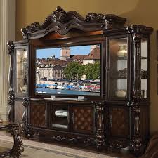 Welton Solid Wood Entertainment Center For Tvs Up To 75 Wood Entertainment Center Oak Entertainment Center Entertainment Center