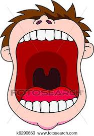 Open Mouth Clipart K9290650 Fotosearch Clipart of a ferocious yellow monster with mouth wide opened as if to explode with rage, vector or color illustration. open mouth clipart k9290650 fotosearch