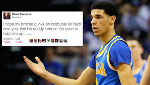 Despite less information, we dug up some of the facts. Dime On Twitter Ben Simmons S Sister Olivia Wants Him To Dunk So Hard On Lonzo Ball Https T Co Jgxgnhtk9i