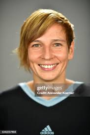 Maria Steinmann-Scholz attends the DFB Female Referees Photo Session...  News Photo