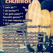 1 cawan minyak masak atau marjerin di cairkan. Resepi Churros Paling Sedap Resepimee Junotee Com