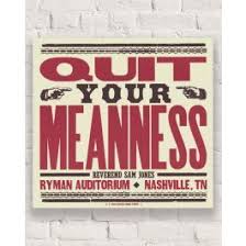 125th Quit Your Meanness Hatch Show Print Ryman Music Book Interactive Book