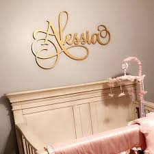 Dorm Room Decor Bedroom Girl Letters Wall Hanging Custom Name Sign Gold Bedroom Wall A Baby Girl Room Decor Nursery Wall Decor Wooden Letters For Nursery
